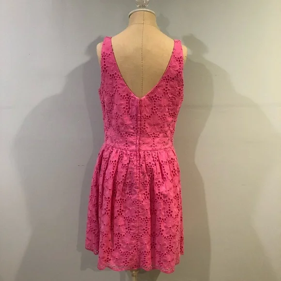 Lilly Pulitzer Pink Calhoun Charleston Sleeveless Dress - Picture 4 of 5